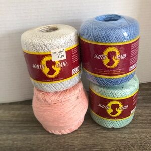 Vtg South Maid Mercerised Cotton Yarn
